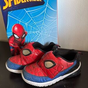 Spider-Man Shoes w Light Up EYES! Toddler US 11